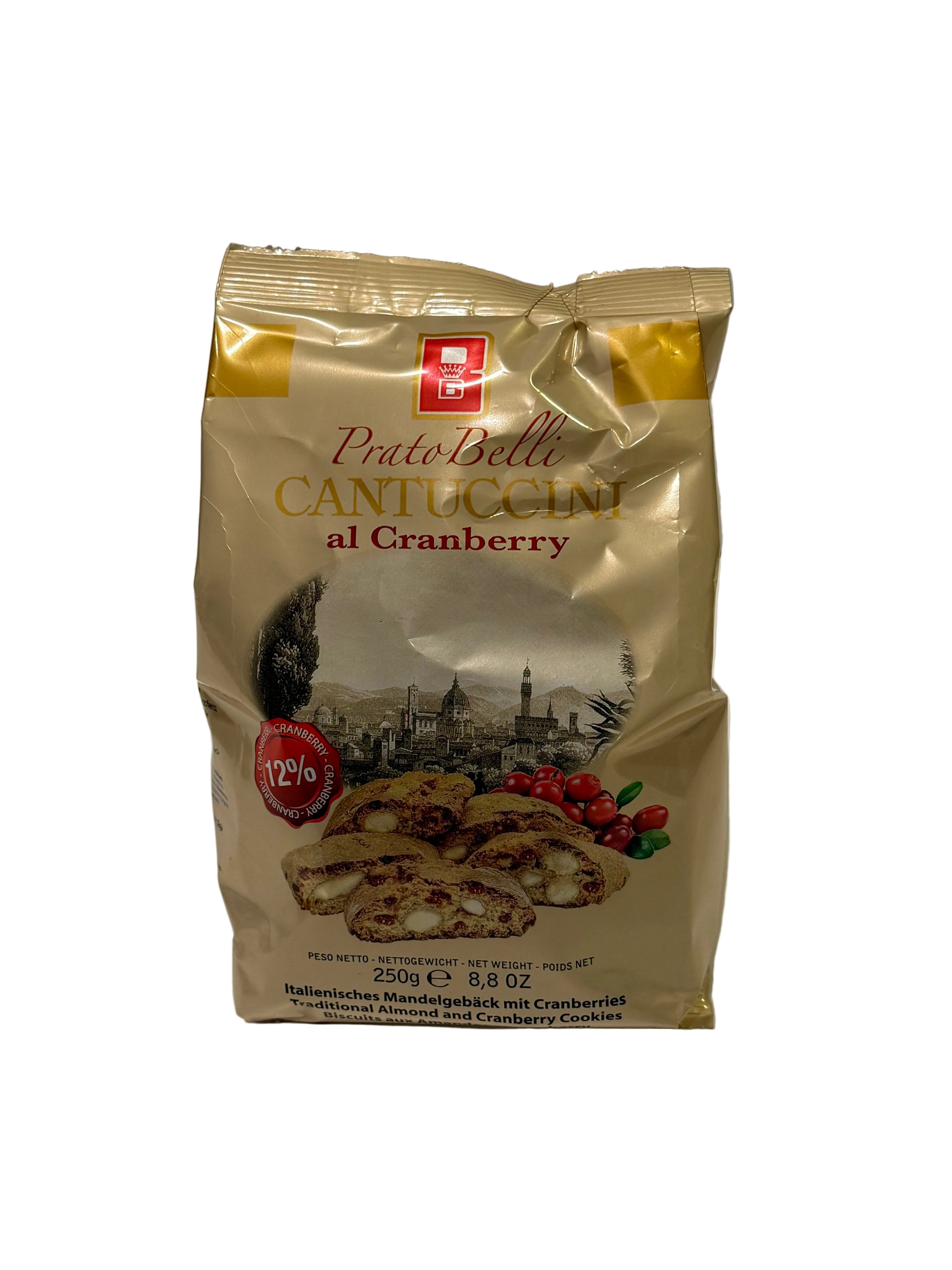 🍒 PratoBelli Cantuccini al Cranberry